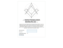 Tablet Screenshot of freimaurer-marburg.de